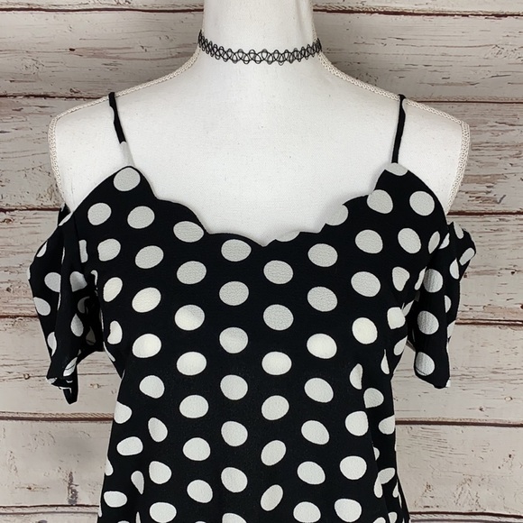 Monteau Polka Dot Blouse small - Picture 2 of 9